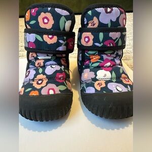 Floral Kids Snow Boots